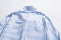 Long Sleeve Shirt Men's Fake Two-piece Retro