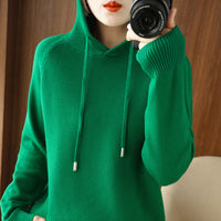 Ladies Hooded Bottoming Shirt Casual Sweatshirt