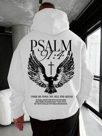 Casual Loose-fitting  Hooded Sweatshirt For Warmth