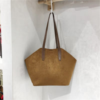 Fashionable Versatile Commuter Suede Fabric Shoulder Bag For Women