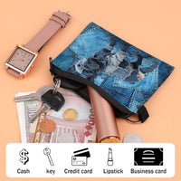 Organizing Storing Denim Jeans Animal Coin Purse