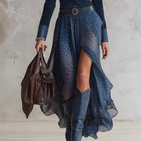 New FallWinter Fashion Casual Polo-Neck Patchwork Long-Sleeve Dress