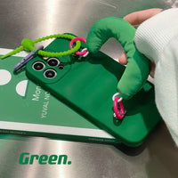 Cotton Jacket Wrist Strap Mobile Phone Case