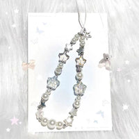 Pendant Short Beaded Chain Phone Case Lanyard