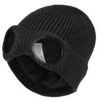 Autumn And Winter Outdoor Plus Velvet Warm Knitted Woolen Hat