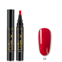 3 In 1 Nail Glue Pen  One-step Glue Phototherapy Plastic Nail Magnet Pen French Water Ripple Cat Eye Strong Magnet Pen DIY Manicure Tool Pen