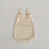 Children's Knitted Embroidered Flower Sweater