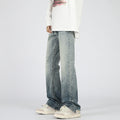 Men's American Water Washed Hole Bootcut Trousers