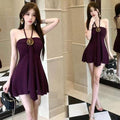 Neck-hanging Strap Tube Dress For Women