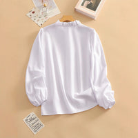 Ruffled Fashion Casual Women's Blouse