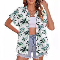 Fashion Personality Women's Floral 3D Printed Shirt