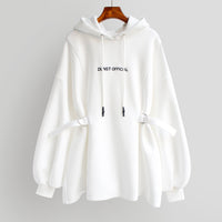 Medium Length Loose Waisted Hoodie Jacket