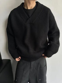 Layered Look With A Relaxed Knit Cardigan Over A Base Top