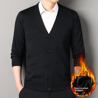 New Thickened Casual Knitted Sweater Cardigan For Men