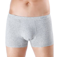 Men's Cotton U-convex Mid-waist Three-dimensional Printed Underwear