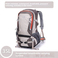 Ai Wang Outdoor Sports Hiking & Trekking Multifunctional Ultra-Light Oxford Cloth Unisex 35-Liter High-Capacity Backpack