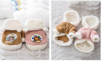 Thickened Warm Cotton Two-legged Cartoon Plus Velvet Cat Pet Clothes