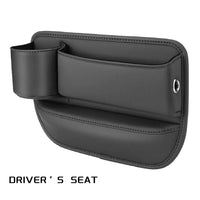 Car Seat Storage, New Upgraded Car Seat Storage Box With Cup Holder, Seat Gap Storage Box, Cup Holder Gap Bag For Car, Adjustable Car Seat Storage Box