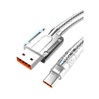 TYPE C Silver Data Cable CCC Certification Super Fast Charge 6A