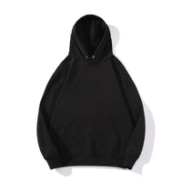 Solid Color Hoodie Men's Basic Style Plus Size Long-sleeved Hooded Sweater