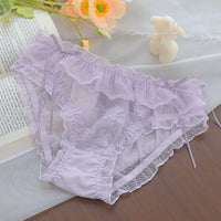Fashion Lace Women's Quick-drying Mesh Briefs
