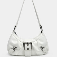 Women's Vintage Vintage Two-tone Leather Shoulder Bag