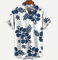 Youth Vacation Casual Beach Style Short Sleeve Men