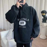 Men's Fashion Casual Loose Lamb Wool Cotton Coat