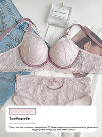 Thin-top Thick-bottom Push-up Sexy Lace Bra