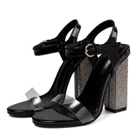 Women's European And American Buckle High Heel Sandals Fashion