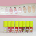Pattern Transparent Glass Lip Moisturizing