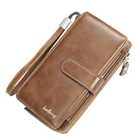 Retro Multifunctional Long Zipper Phone Bag Creative European And American Clutch
