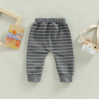 Children's Sports Striped Casual Pants