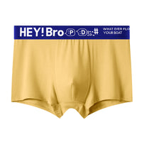 Pure Cotton Simple Contrast Color Men's Boyshorts