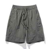 Summer Casual Five Points Youth Popularity Men's Loose Quick-drying Ice Silk Shorts