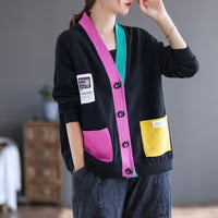 Women's Casual Loose Long-Sleeve Knitted Cardigan