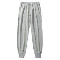 Men's Cotton Sports Casual Pants Drawstring Loose Slimming