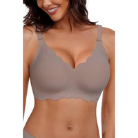 Plus-size Seamless Bra Perfect For Larger Bustspush-up Comfortable And Beautiful