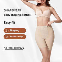 Fashion Personality Mid Waist Traceless Abdominal Pants Women