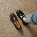Vintage Mary Jane Hepburn Style T-strap Pumps Women