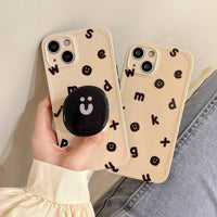 Creamy Alphabet  Silicone Phone Case