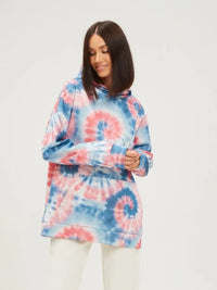 Women's Autumn Long-Sleeve Hooded Pullover With Print