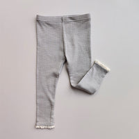 Girls' Lace Leggings Stretch Pants