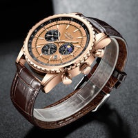 New Men's Multi-function Timing Sports Waterproof Watch
