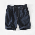 Men's Pure Color Cotton Casual Shorts