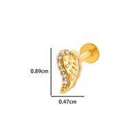 Stainless Steel Internal Thread Flat Bottom Rod Labret