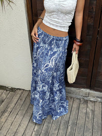 Mid-length Elegant Waist-cinching Skirt For Women