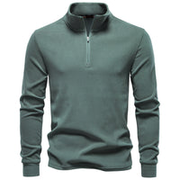 AutumnWinter New Arrival Stand Collar Half-Zip Thermal Base-Layer Sweater For Men