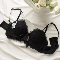 Women's Underwear Small Push Up Show Big Pure Desire Style Bra Set