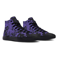 Printed Couple High Top Canvas Shoes